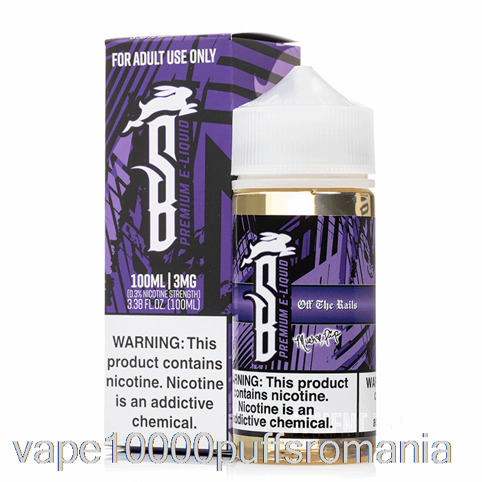 Vape Romania Off The Rails - Suicide Bunny - 100ml 3mg